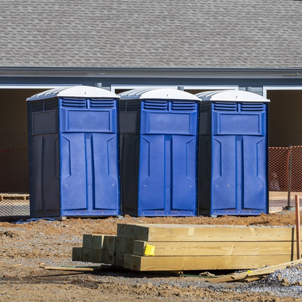 are there any restrictions on what items can be disposed of in the portable restrooms in Springvale